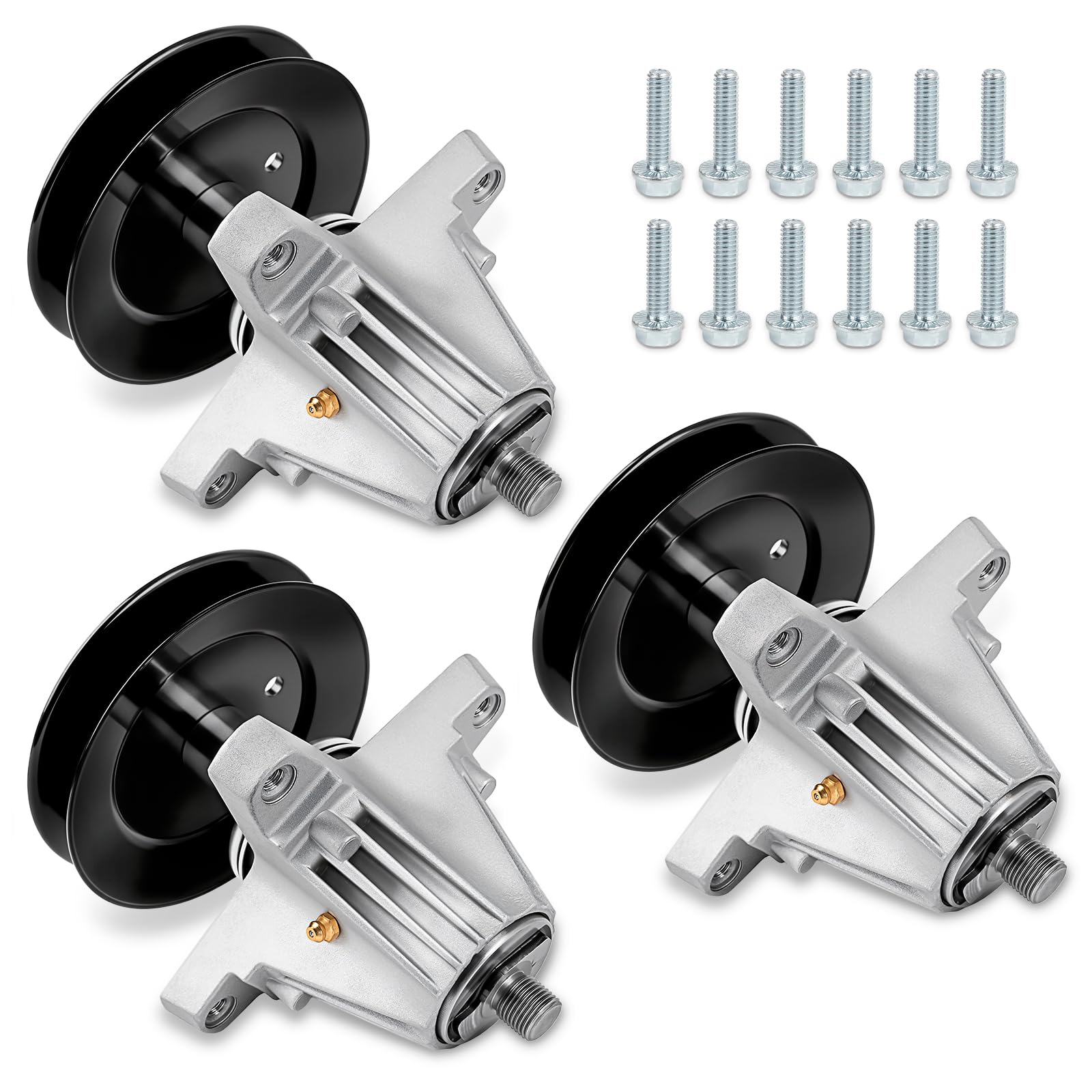 Photo 1 of wyevee 618-09255 Deck Spindle Assembly for 50" Lawn Mower Deck, Compatible with Cub Cad-et XT1-LT50, Troy-Bilt Super Bronco 50 XP, 50K XP, Replaces 618P09255, 3 Pack