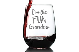 Grandma Wine Glass - Fun and Witty Stemless Wine Glass for Grandmas