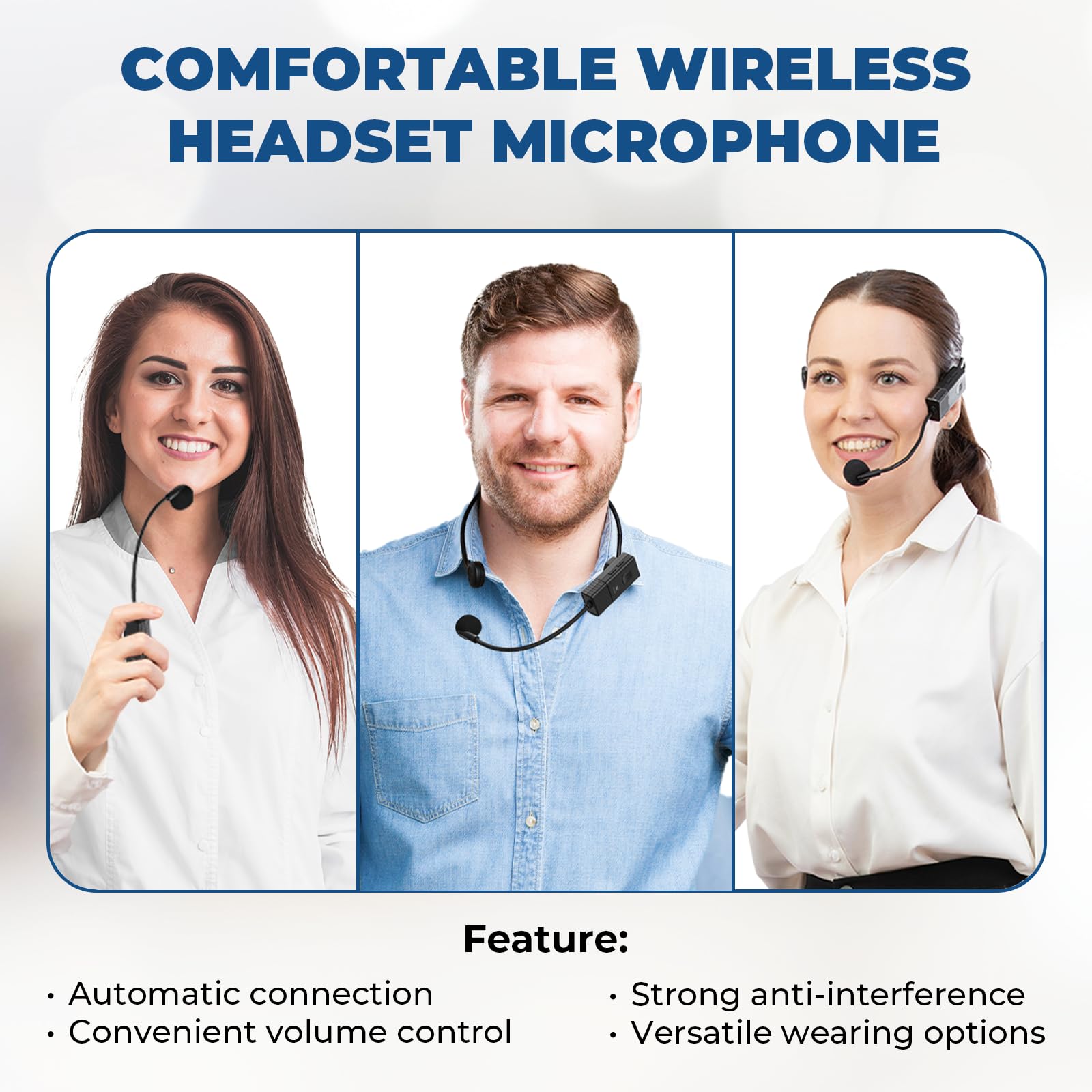 Voice Amplifier with Wireless Microphone & Speaker - Portable Bluetooth PA System, 30W Ultra-Light Rechargeable Hands-Free Megaphone for Teachers, Tour Guides & Outdoor Events - S93 - Image 4