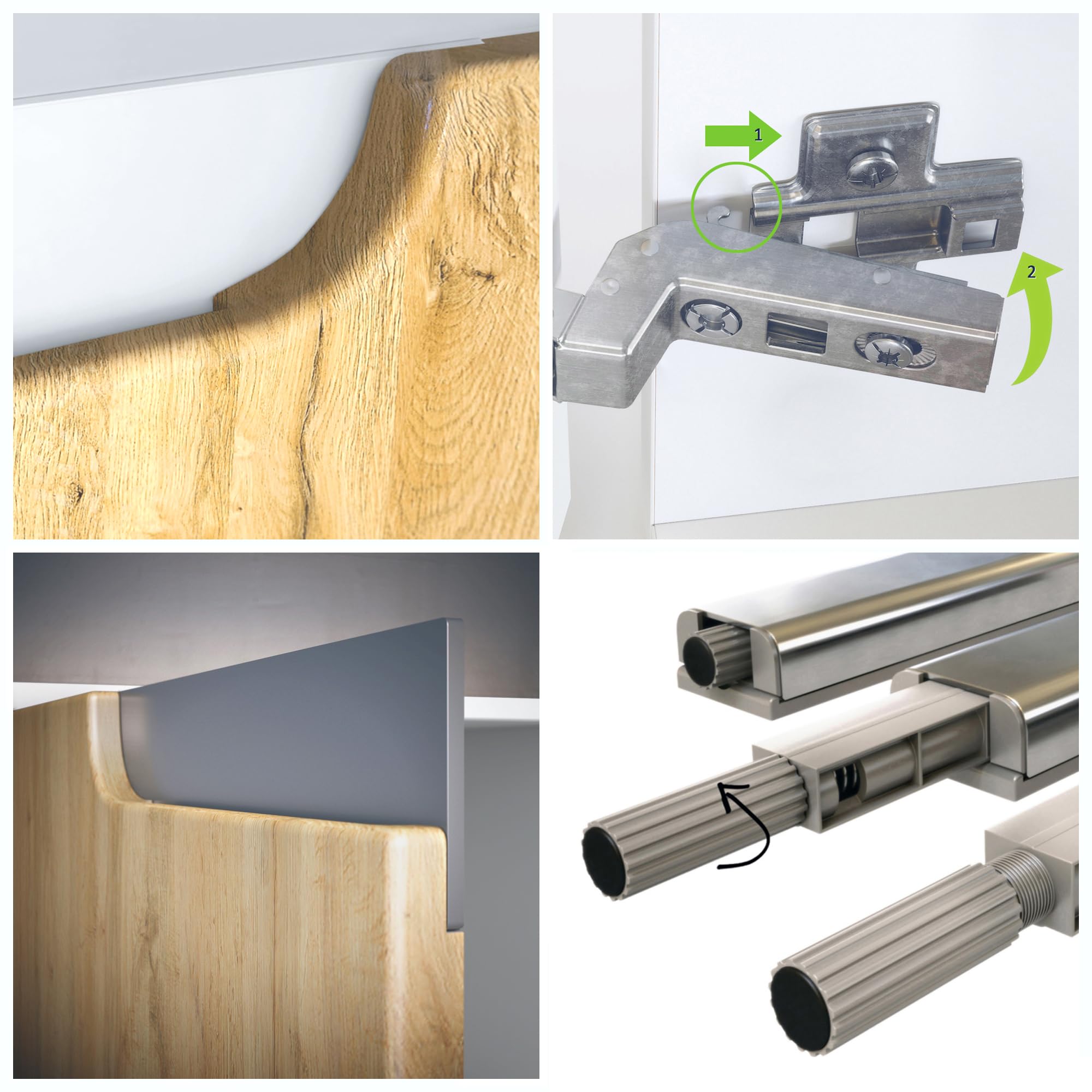 Sideboard Sylt V2 Weiß Hochglanz - Moderne Kommode Mit 4 Schubladen & 2 Türen