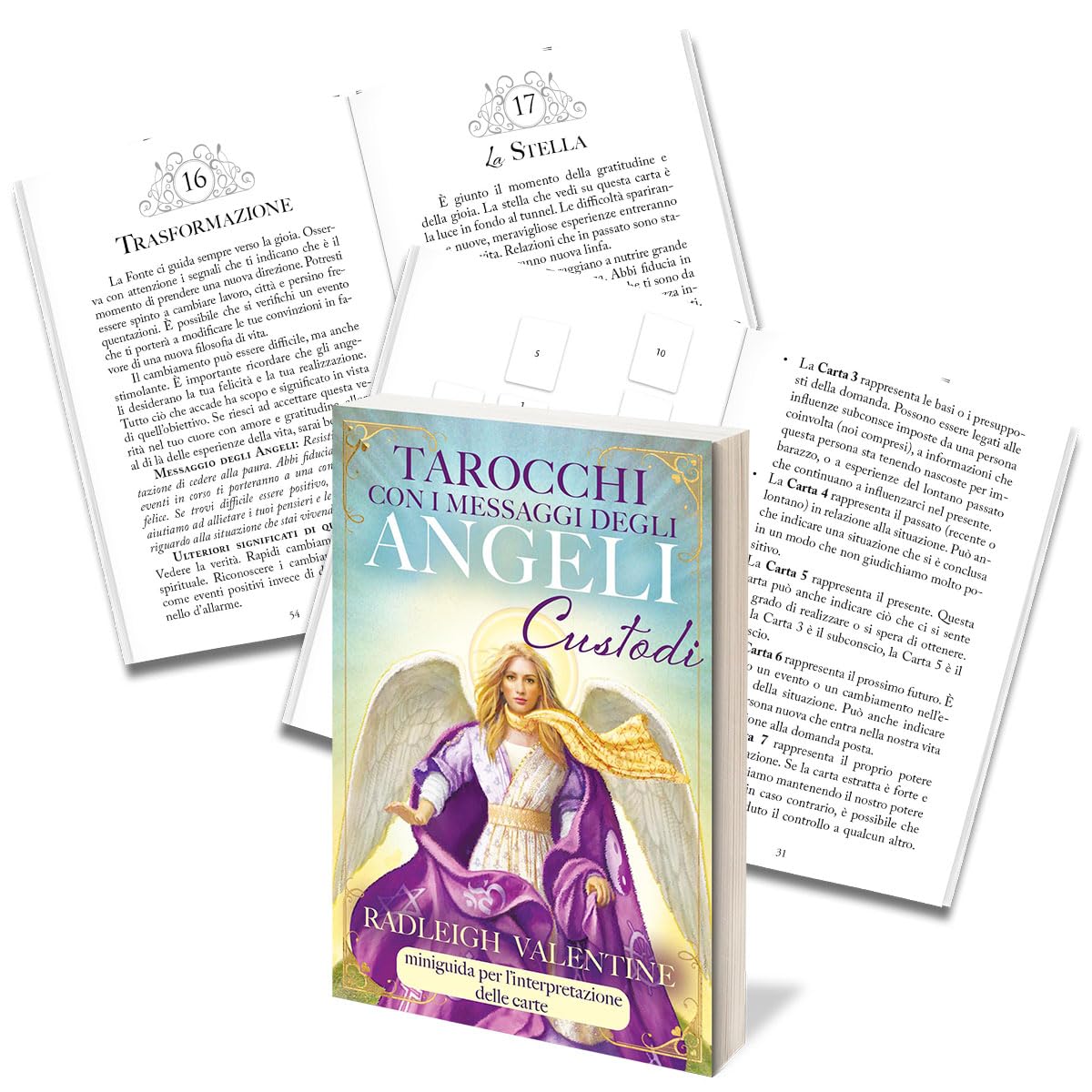 Tarocchi con i Messaggi degli Angeli Custodi. 78 carte. Con Libro