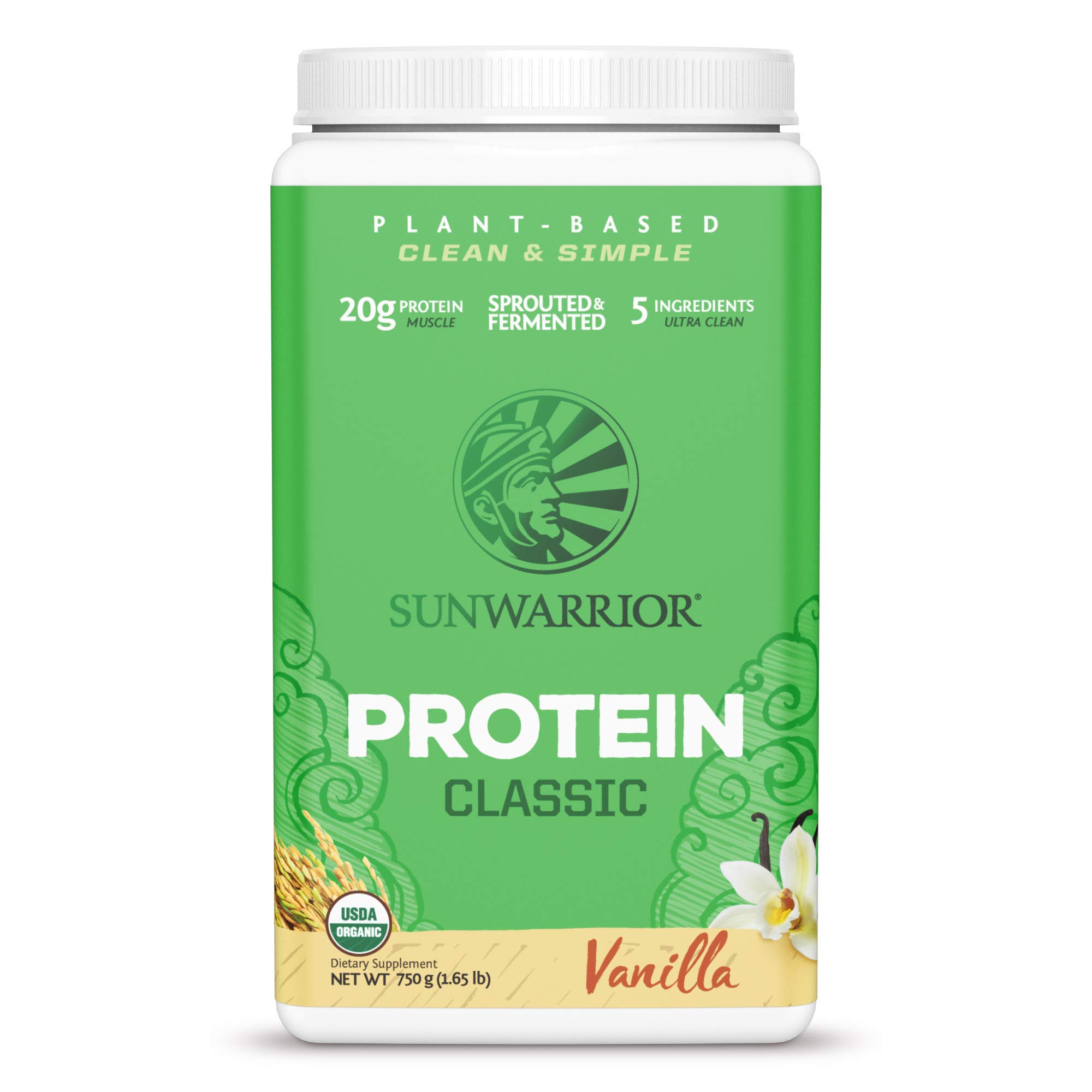 Buy Sunwarrior Classic Vegan Sprouted Brown Rice Protein Powder Raw