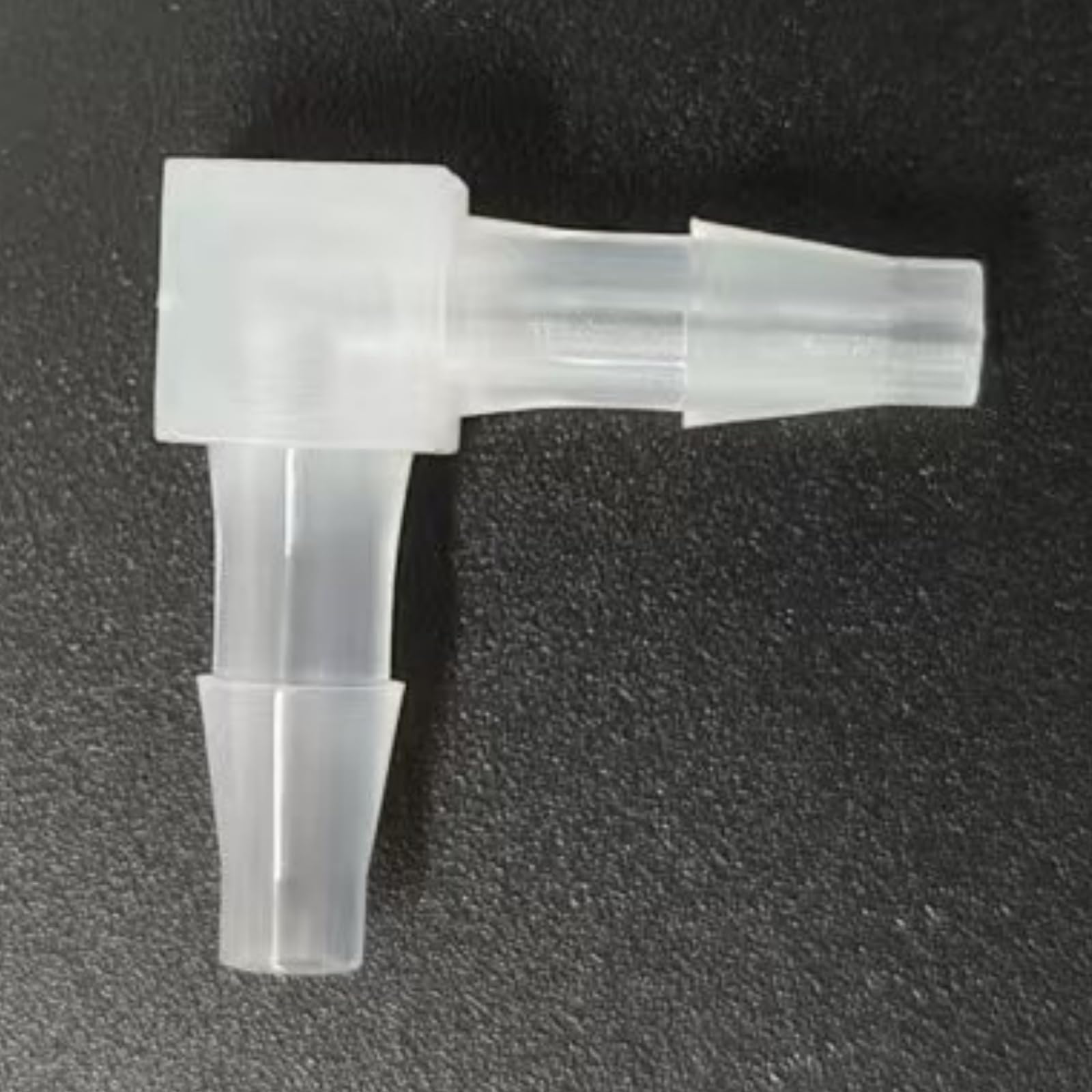 Króciec do węża Kolanko 90 stopni L – Adapter z równym złączem kolczastym do łodzi, akwarium, paliwa, cieczy, (opakowanie 20 szt.)(5/32 Inch-4.0mm)