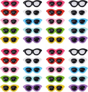 Toddmomy 40pcs Sunglasses Charms Jewelry Making Scrapbooking Phone Case Decoration Flatback Cute Embellishments Crafts Colorful Tiny Sunglasses Ornaments