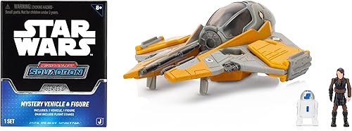 Miniatura 5 de STAR WARS Micro Galaxy Squadron OBI-Wan Kenobi's Jedi Interceptor Mystery Bundle  3 pulgadas Light Armor Class y Scout Class Vehículos con accesorios