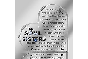 Stunning Acrylic Heart Plaque: A Cherished Gift for Unbreakable Friendships