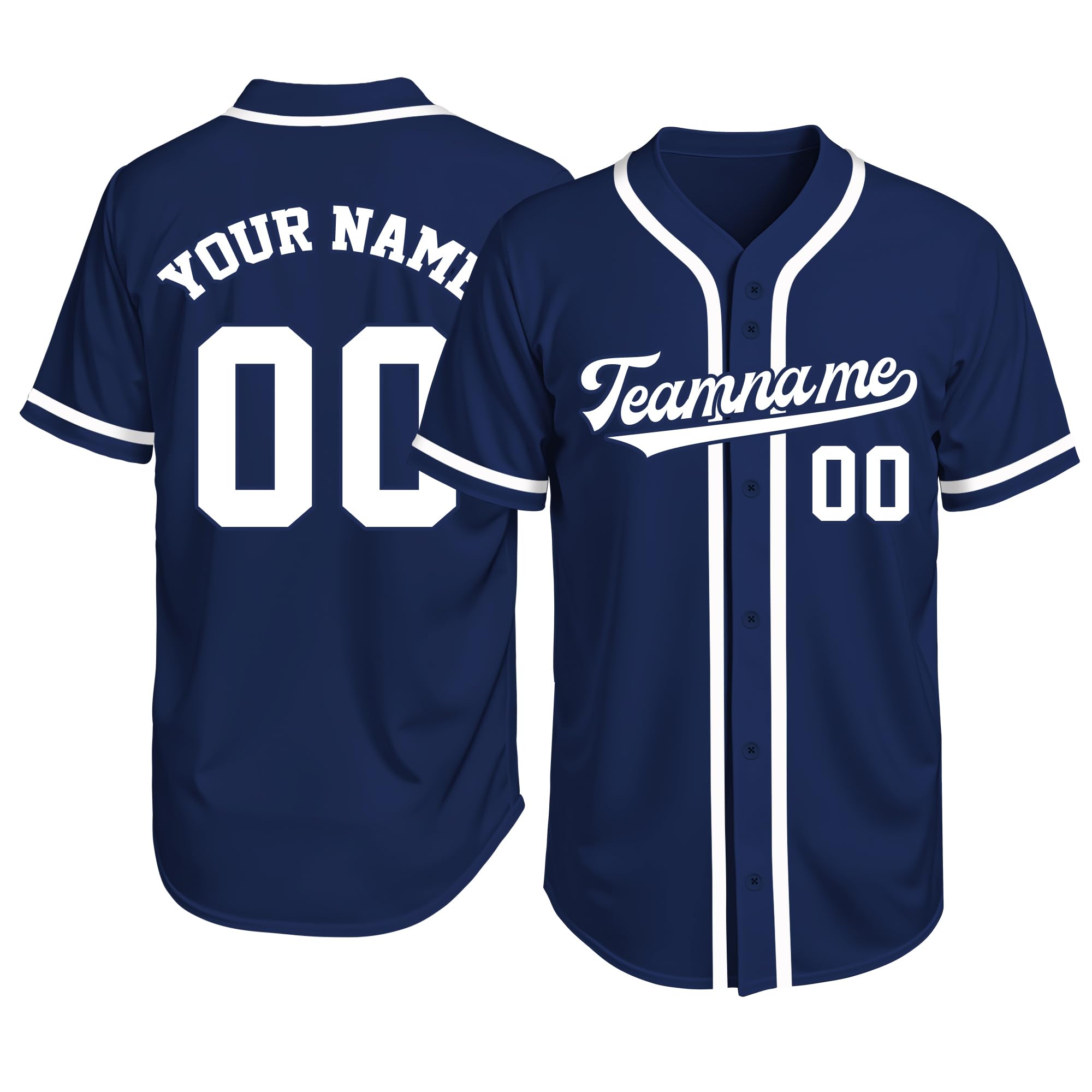 Custom Baseball Jersey Personalized Stitched or Printed Name Number Baseball Shirt Sports Uniform Gifts for Men Women Youth