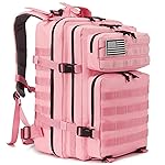 QT&QY 45L Military Tactical Backpacks for Women GYM Fitness Molle Army Assault Pack 3 Day Bug Out Bag Hiking Trekking Rucksack