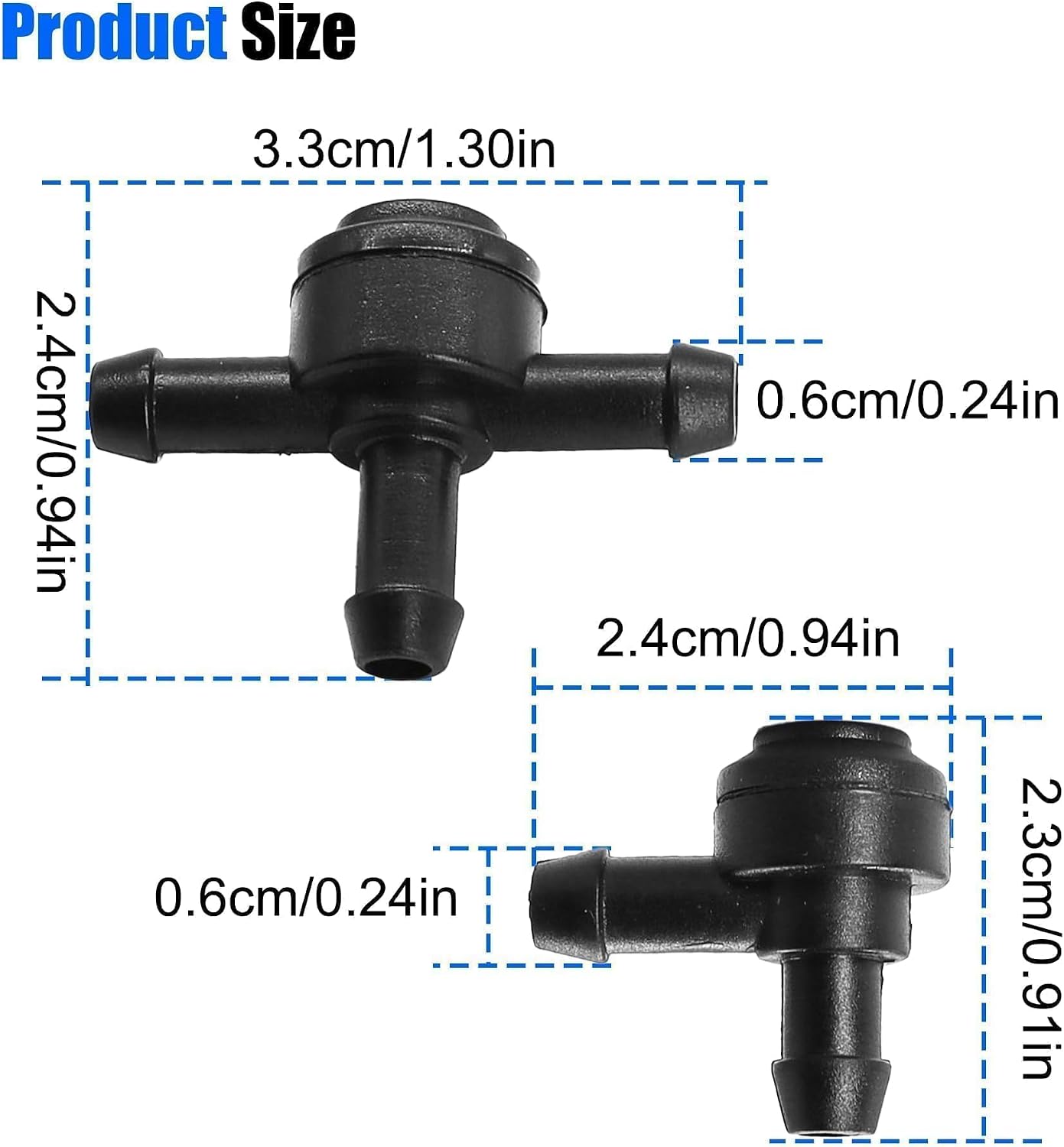 Windscreen Washer Delivery Valve 3 Way Valve Check Hose 9178895 Windshield Washer Delivery Valve T Connector Pipe 31391513 9178897 Fit for C30 C70 S40 S60 S70 S80 V50 V70 XC60 XC70 XC90