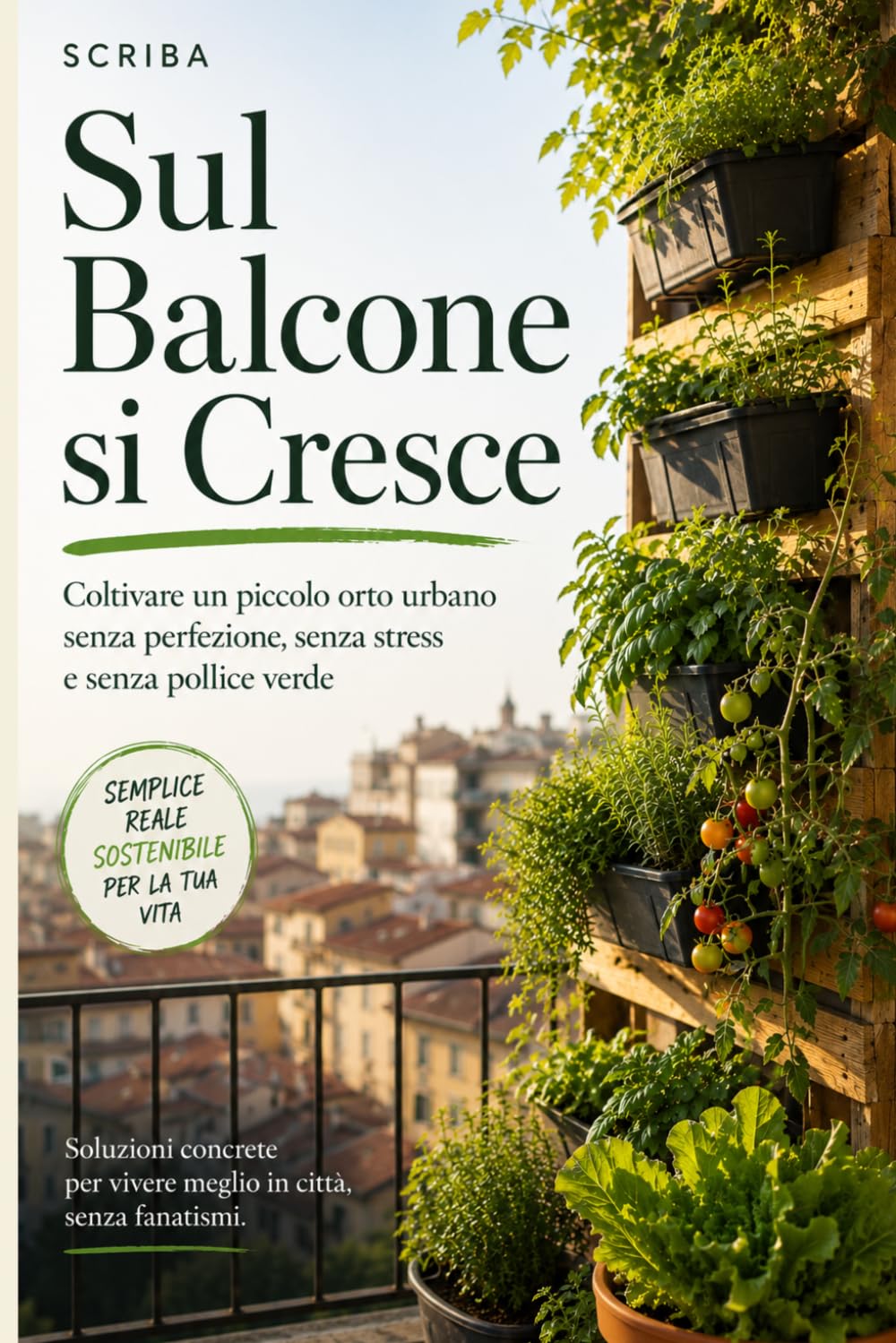 Sul Balcone si Cresce: Coltivare un piccolo orto urbano senza perfezione, senza stress e senza pollice verde