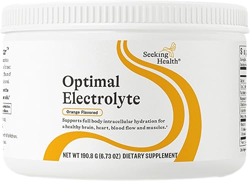 Seeking Health Optimal Electrolyte Powder - Polvo de electrolitos con sodio y potasio - Apoya la digestión y la energía con suplemento de