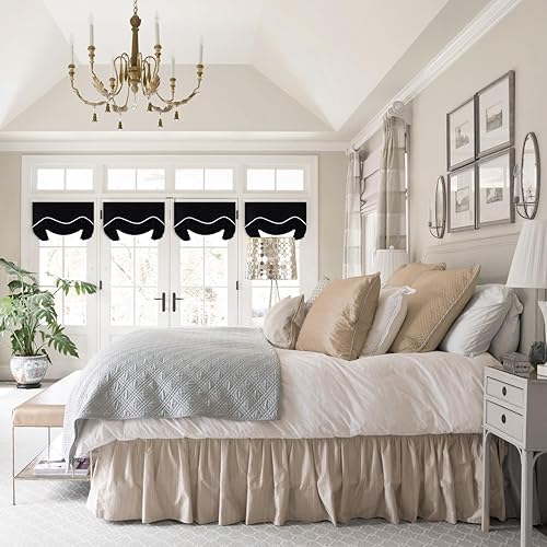 Miniatura 8 de Cortinas de puerta francesa 100% opacas, cortinas de puerta corrediza de privacidad para ventana de puerta, cortinas de oscurecimiento de habitación