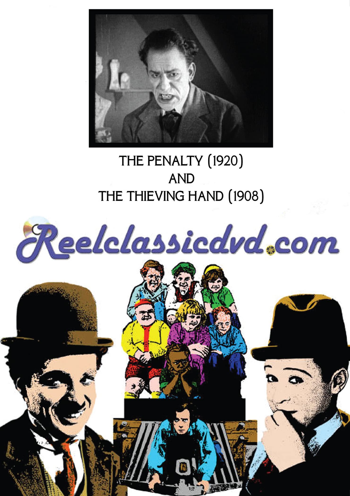 DVD The Penalty 1920 y The Thieving Hand cine mudo USA en formato físico