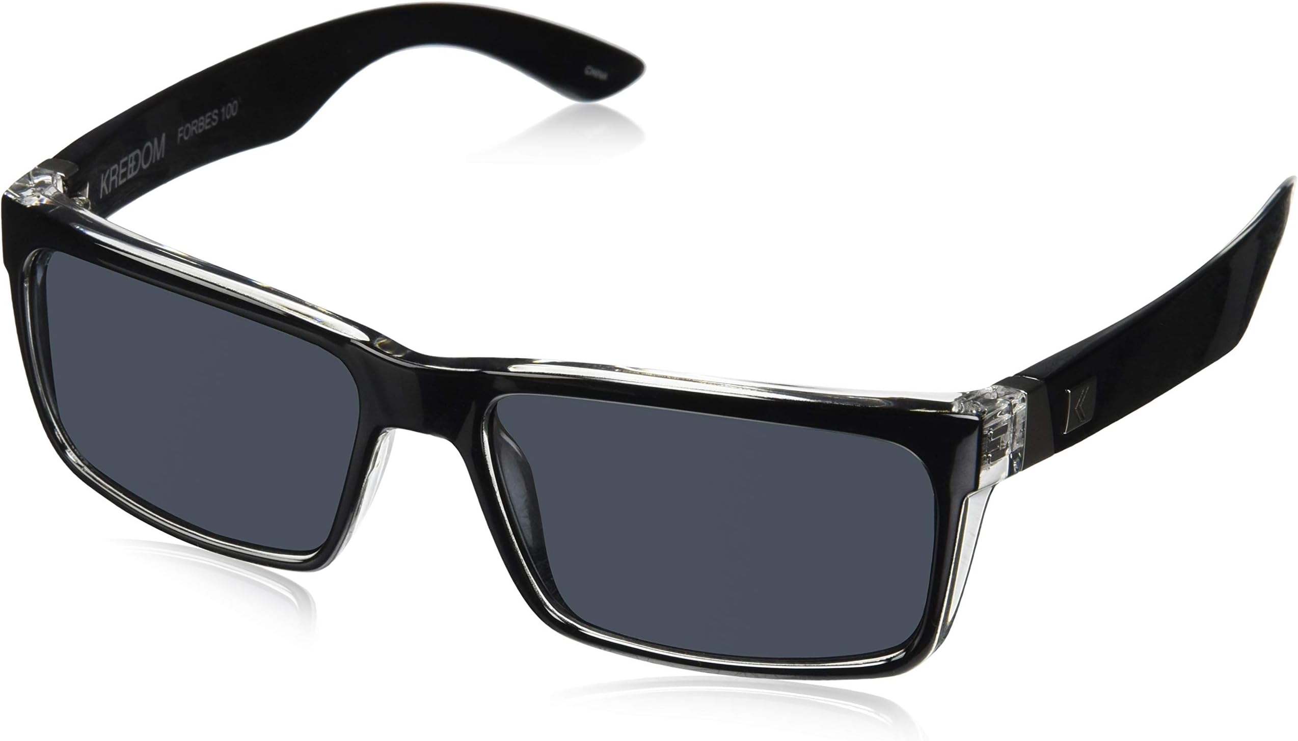 KREEDOM SKFFAFORGCS Forbes 100 Sunglasses, One Size, Matte Black