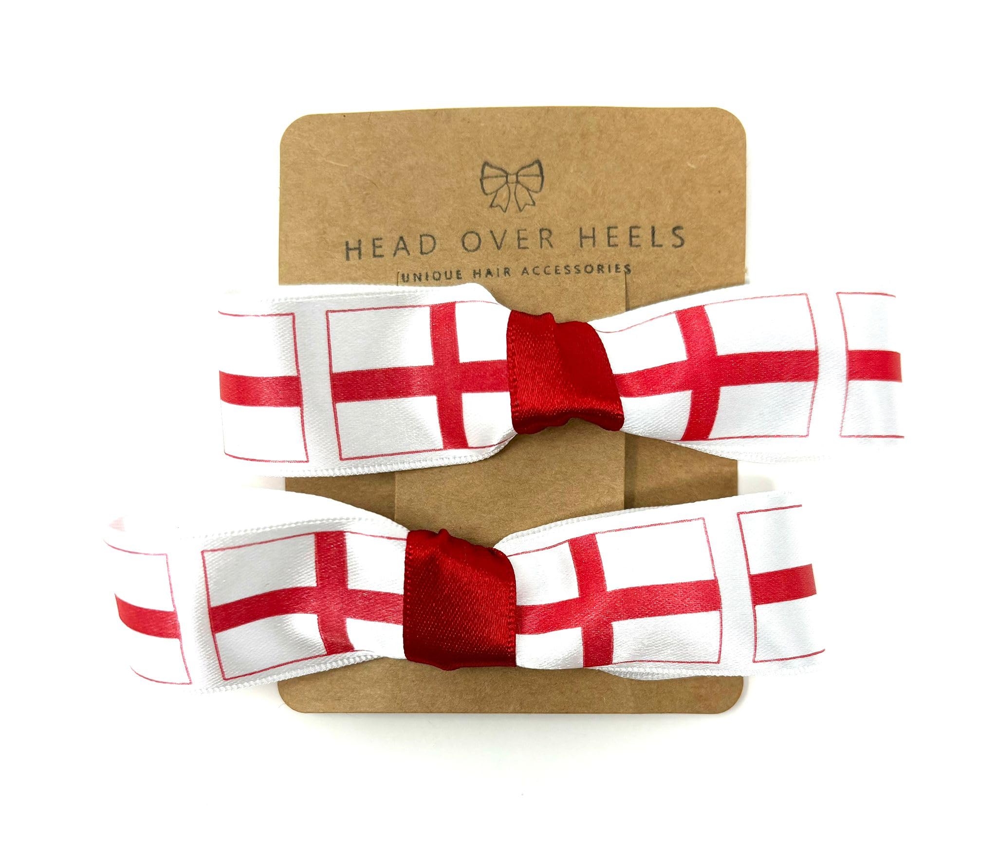 England St George Flag Hair Clips (Set of 2)