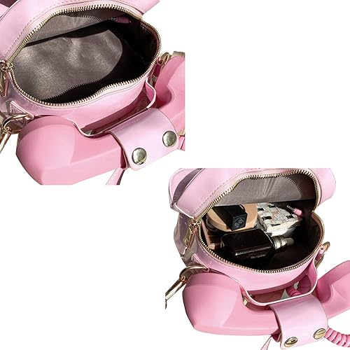 Miniatura 4 de Oweisong Bolso y bolsos con forma de teléfono para mujer bolsos de hombro retro con asa superior para teléfono bolsos cruzados