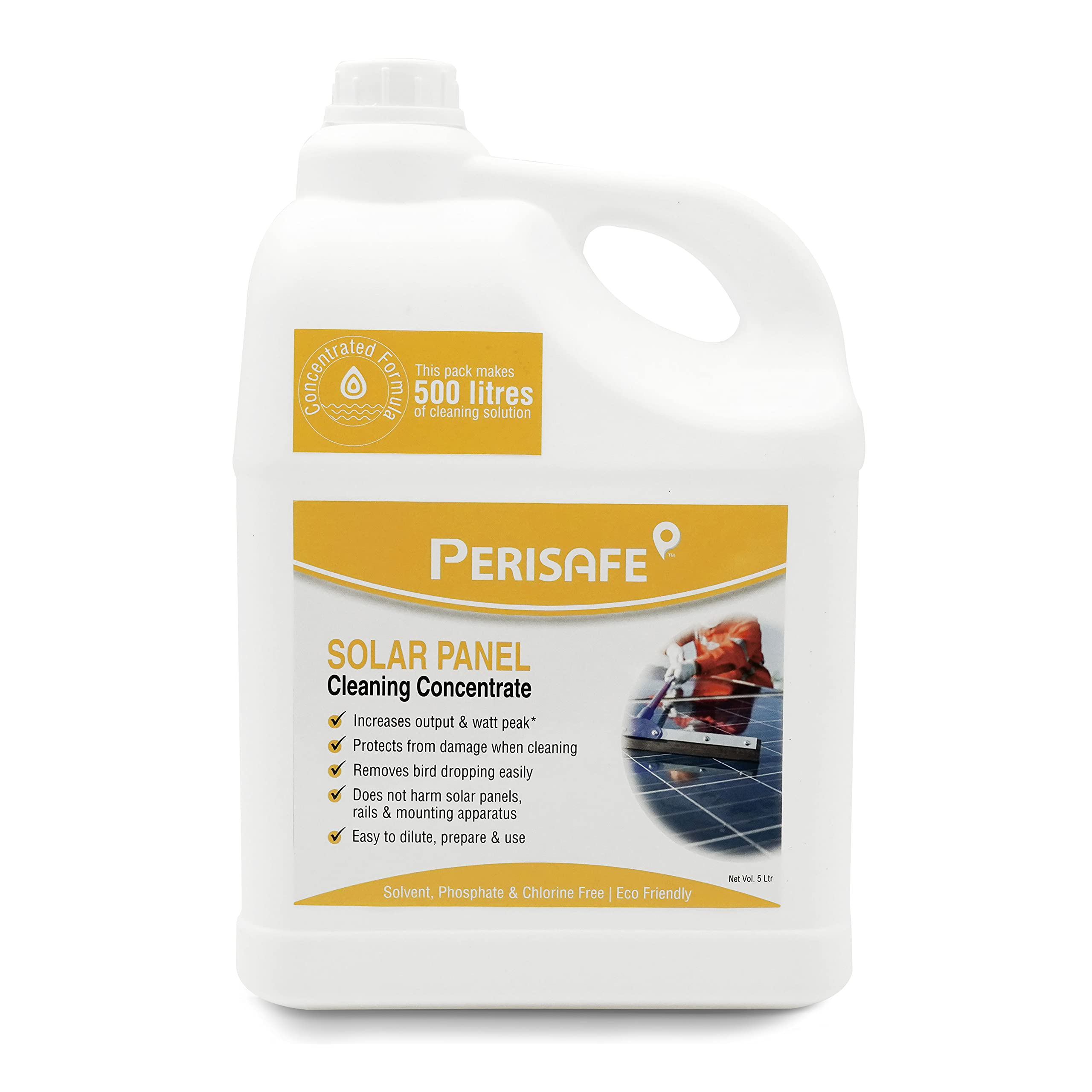 PERISAFE Solar Panel Cleaning Concentrate 5 Ltr (B09BJQ3ZJ4) Amazon Price History, Amazon Price Tracker