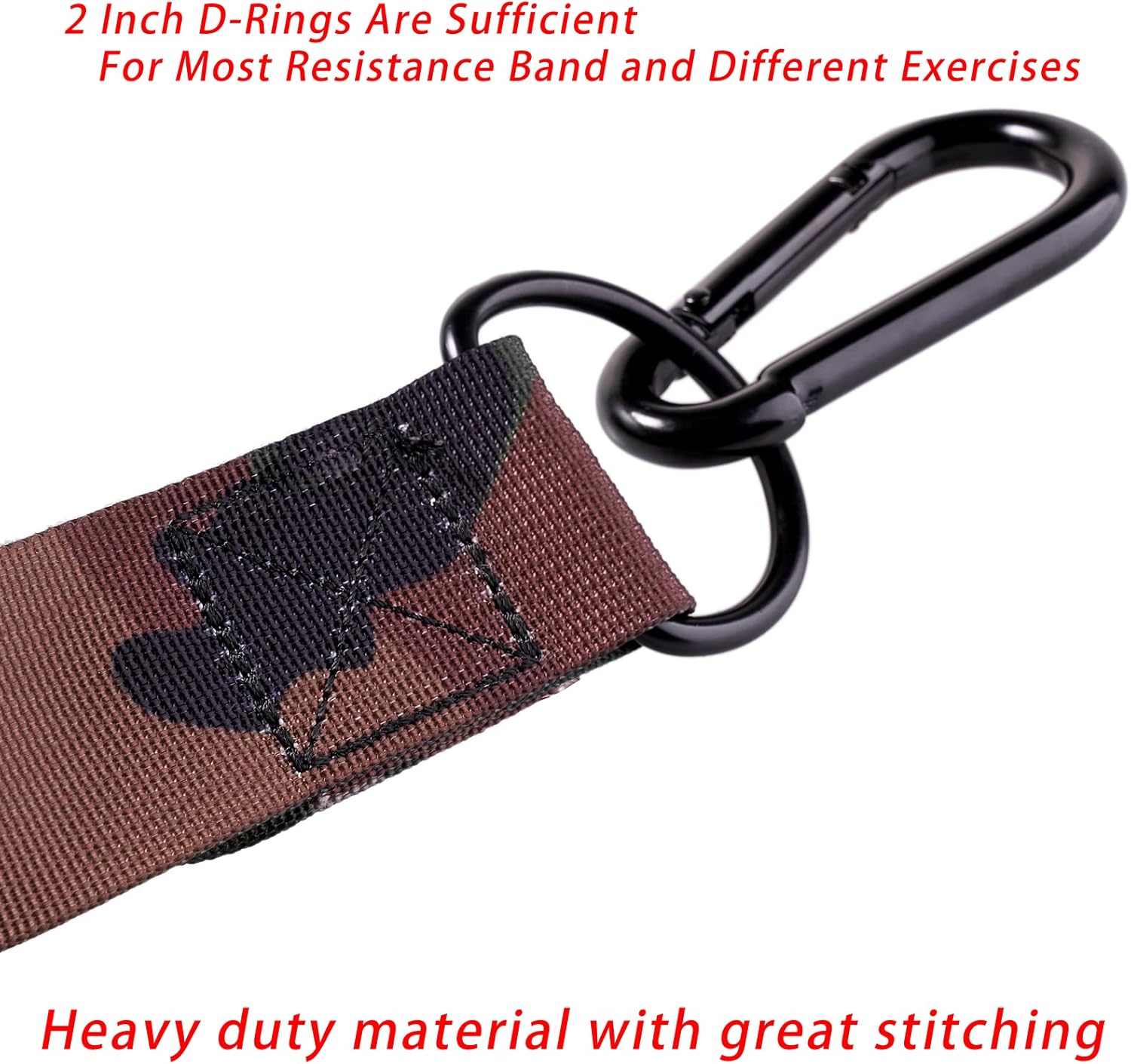 allbingo Excellent Resistance Band Handles, Military Ultra Heavy Duty Cable Machine Exercise Handle Rubber Grips with Large Clips, Pulley System Weight Lifting Home Gym Accessories (Dark Camouflage) : Sports & Outdoors