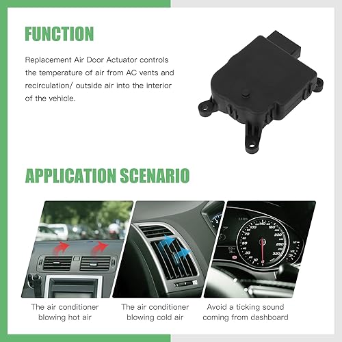 Miniatura 5 de SCITOO Reemplazo de actuador de puerta de mezcla de calentador HVAC para Mazda para 6 2009-2013 604-814 palancas de puerta de mezcla de calentador,
