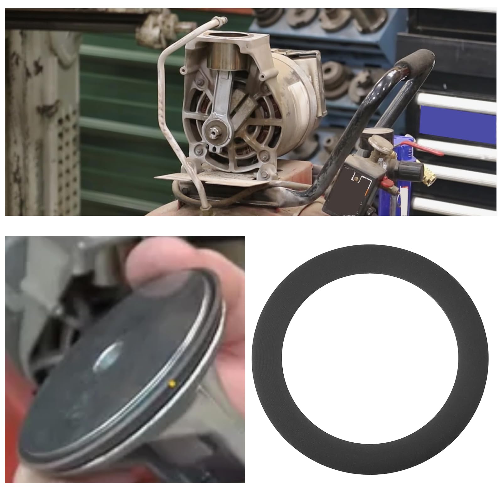 LT Easiyl 2pcs DAC-308 Piston Ring Compatible with Craftsman Air Compressor CAC-248-2 KK-4835 KK-5081 A02743 - Image 3
