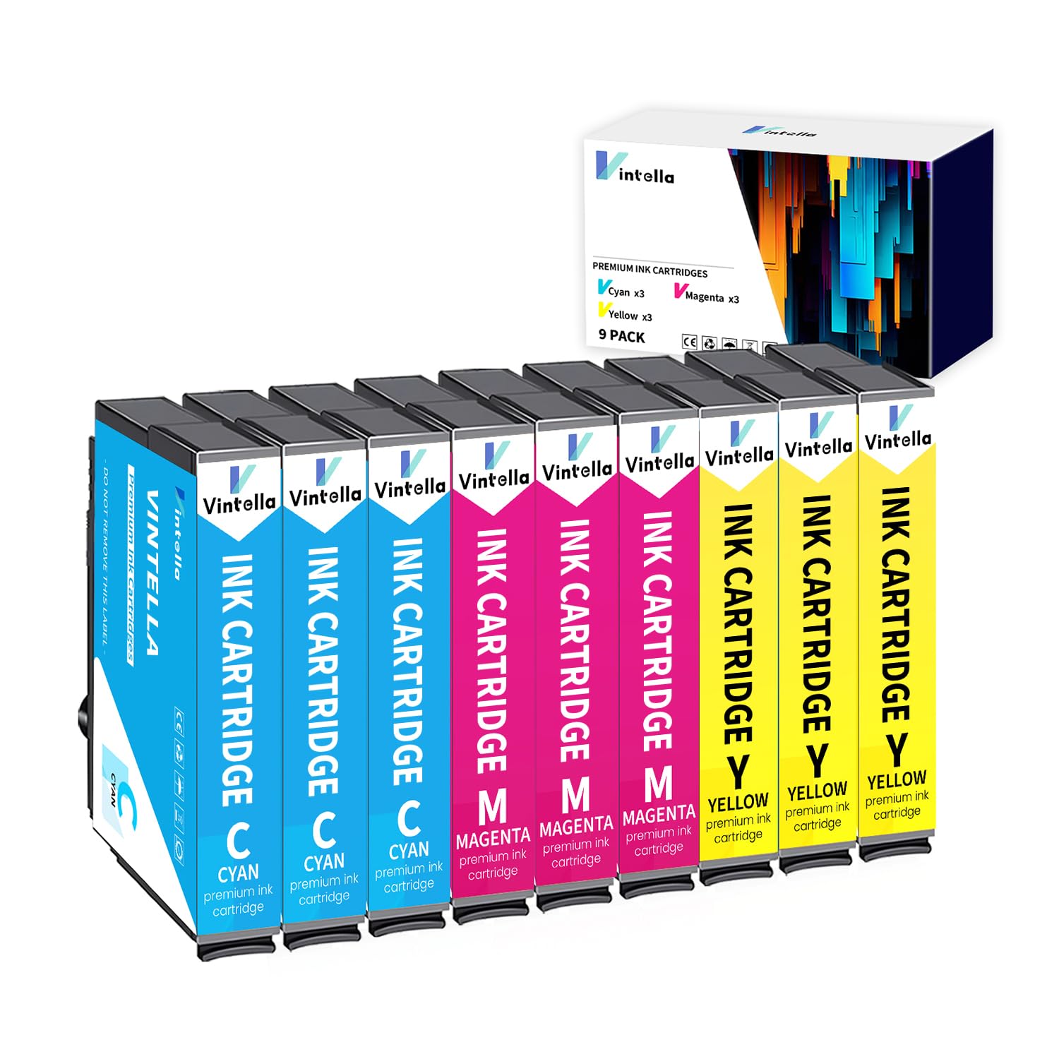 Vintella 503XL Patronen für Epson 503 503XL Multipack Kompatibel mit Epson Expression Home XP-5200 XP-5205 XP5200 XP5205, Workforce WF-2960 WF-2965 WF2960 WF2965 WF-2960DWF WF-2965DWF (15er-Pack)