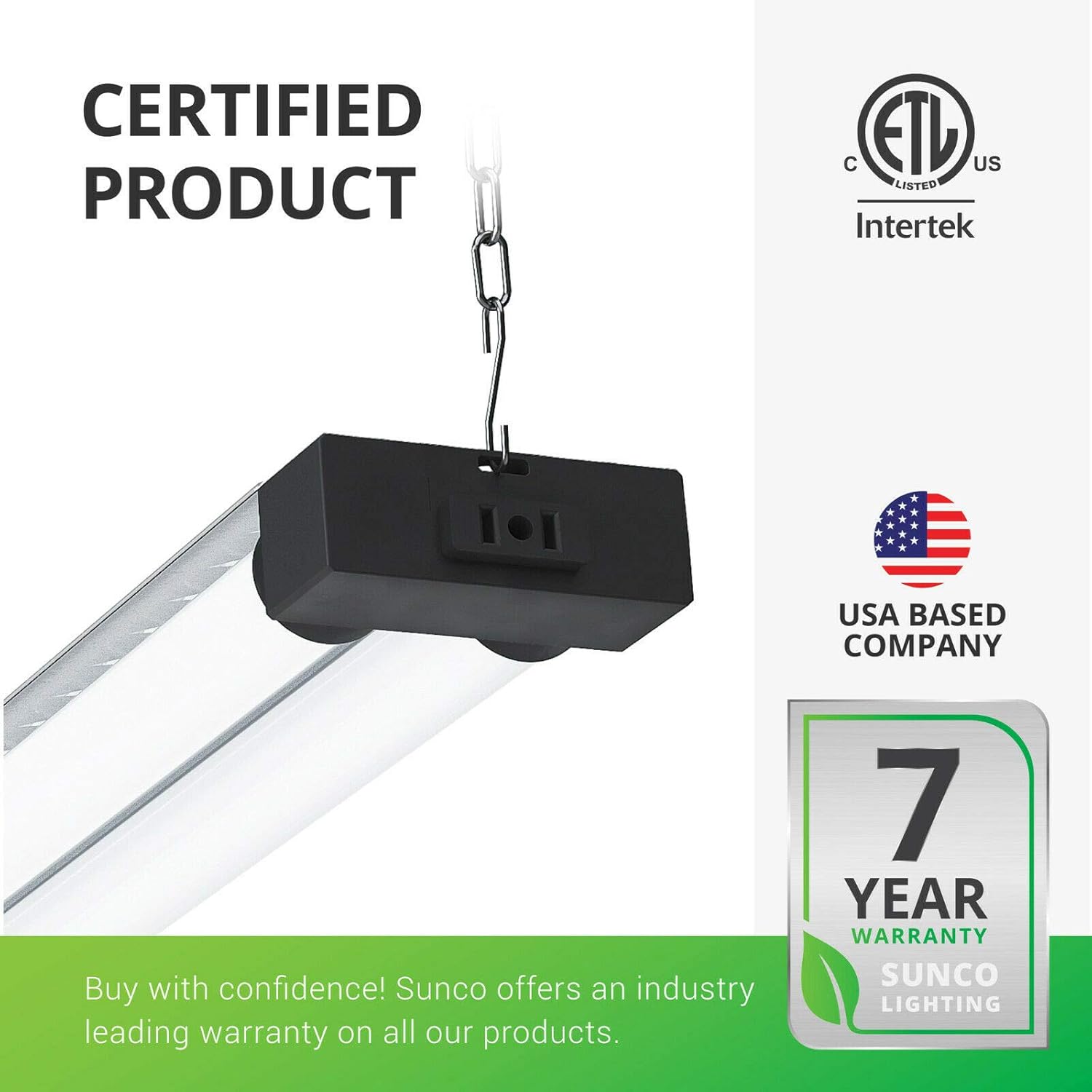 50% оƒƒ Dіѕсоunt Sunco Lighting LED Shop Light for Workshop Garage 4FT, Plug in Linkable Industrial Utility Fixture, 6000K Daylight Deluxe, 40W=260W, 4100 LM, Integrated T8, Hanging/Mounted, Pull Chain 6 Pack Tесh Dеаlѕ 🔥 Sunco Lighting LED Shop Light for Workshop Garage 4FT, Plug in Linkable Industrial Utility Fixture, 6000K Daylight Deluxe, 40W=260W, 4100 LM, Integrated T8, Hanging/Mounted, Pull Chain 6 Pack