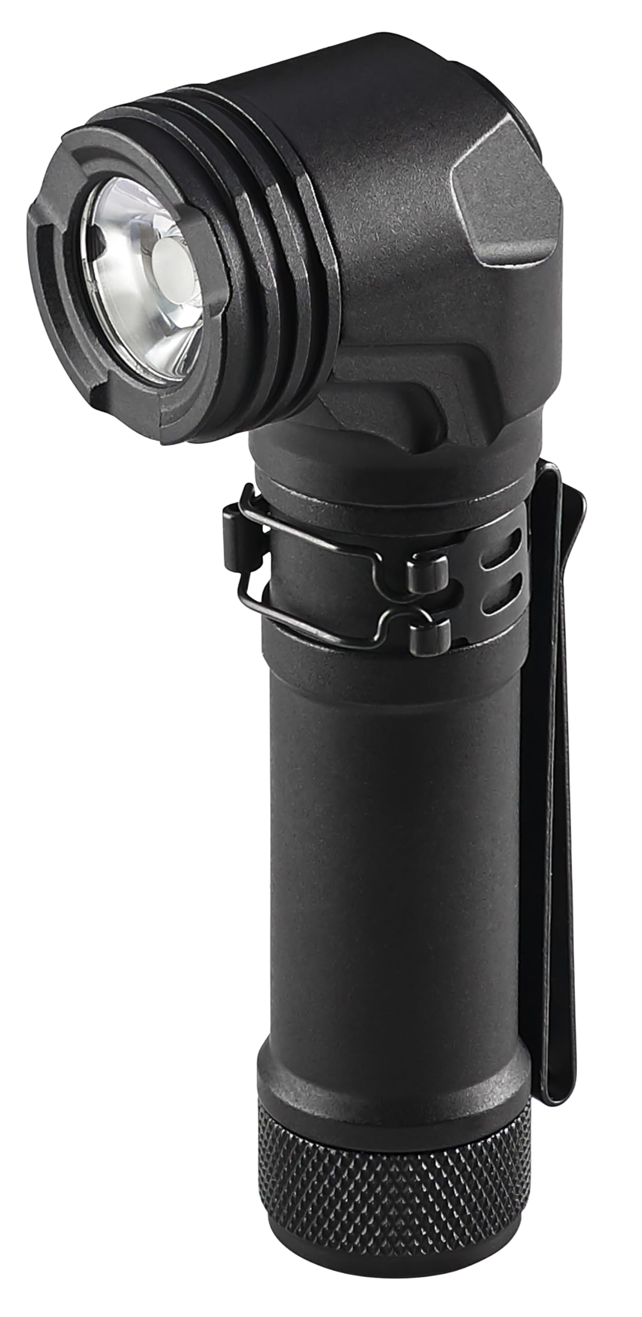 ProTac 90X Right Angle Multi-Fuel Tactical Flashlight with USB Cord and Holster, Black