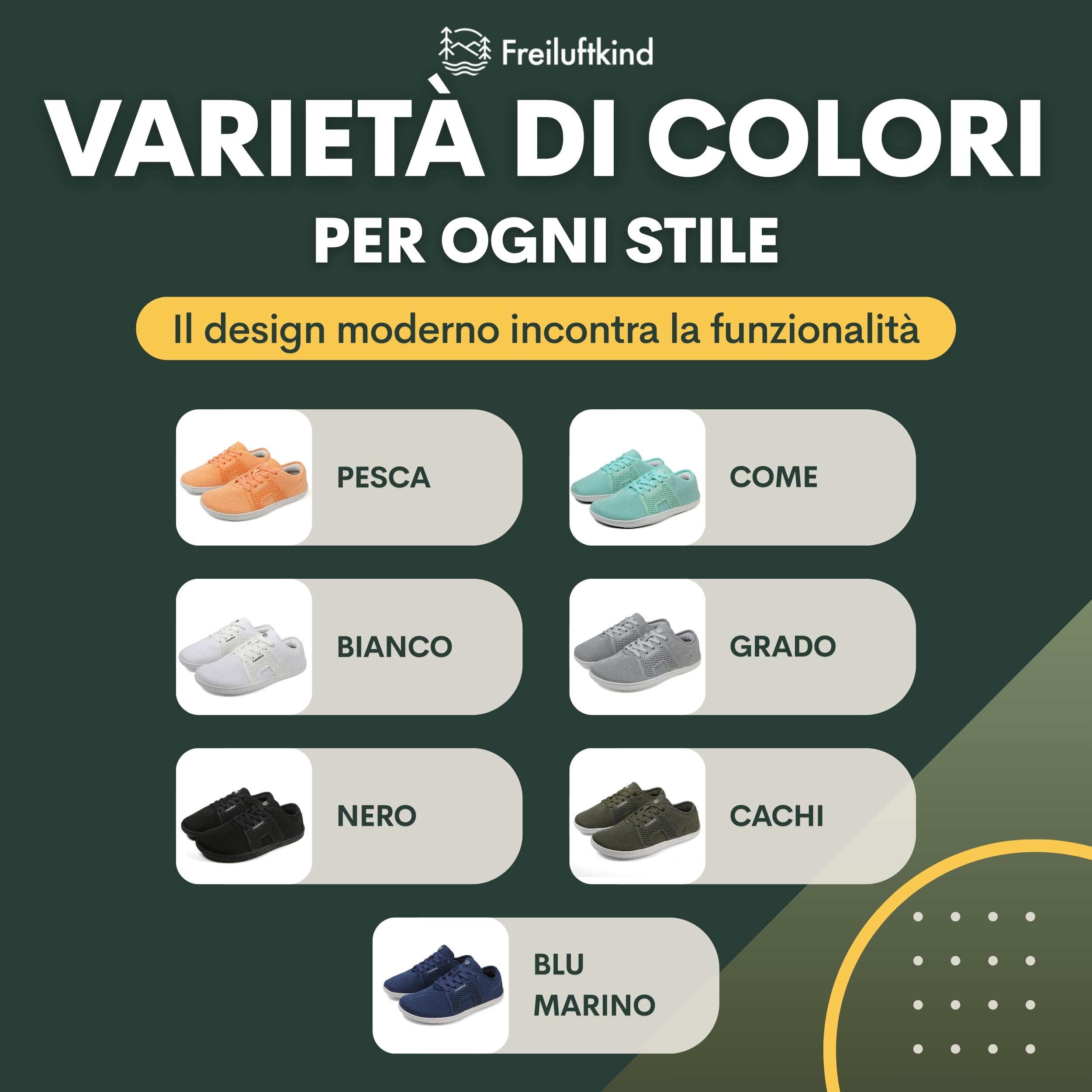 Freiluftkind Hokkaido Barefoot Shoes Antiscivolo – Il Scarpe Barefoot Perfetto per la Tua Avventura – Scarpe Barefoot Uomo e Donna