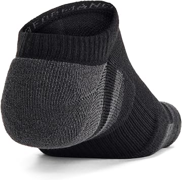 Under Armour 1386243-3-LG Unisex UA Perf Tech 6pk NS Black LG