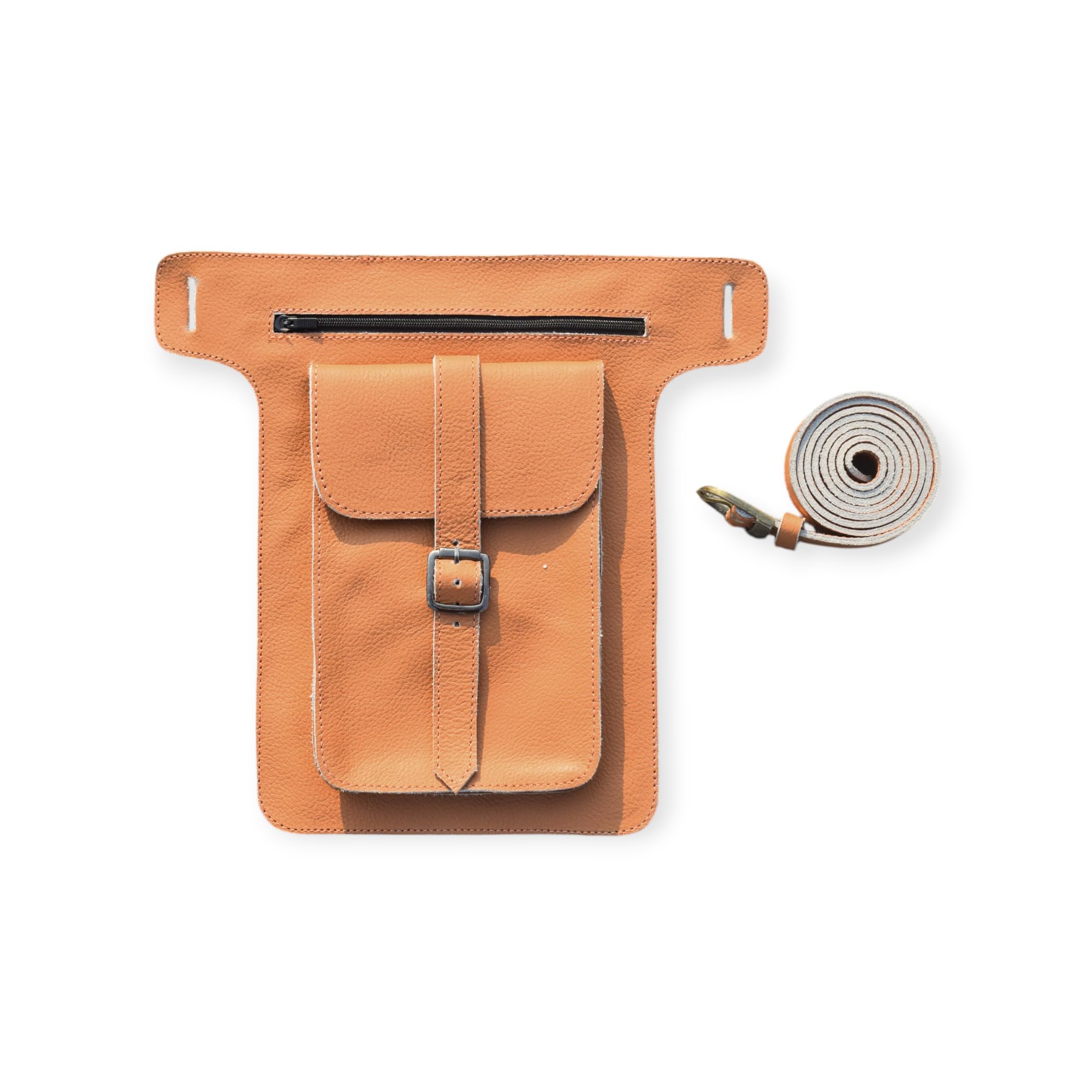 Skórzana torba na pas biodrowy | Fanny pack damska torba na pasek, @@, Medium, codzienny
