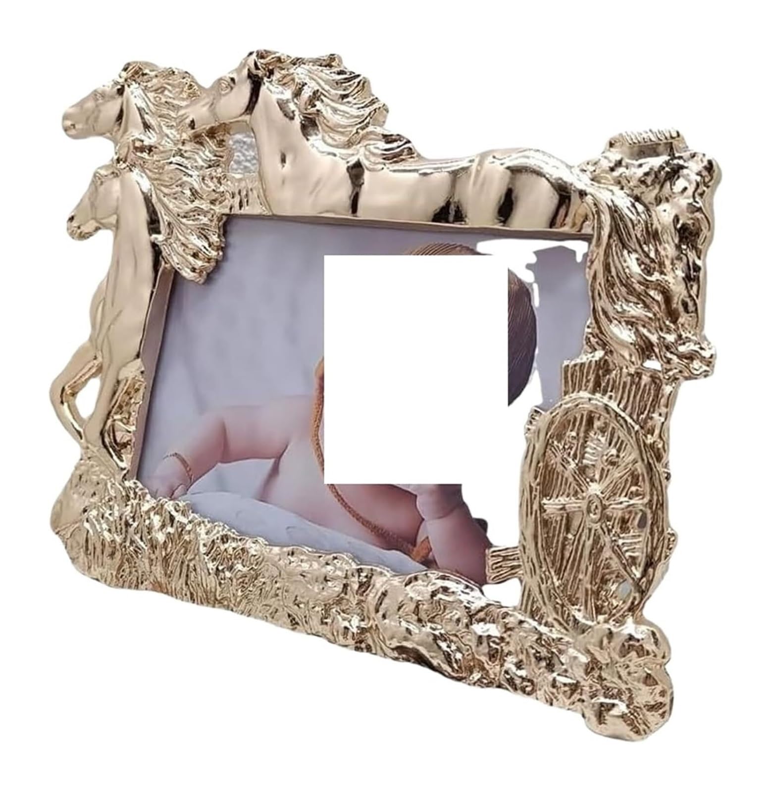Metal Picture Frame, Metal Photo Frame 3.5x5 Inches For Tabletop Home Decoration