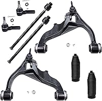 Vista 1467 de Detroit Axle - Kit de suspensión frontal de 8 piezas para Dodge Journey 2009-2015, 2 brazos de control inferiores, 2 rótulas, 2 varillas