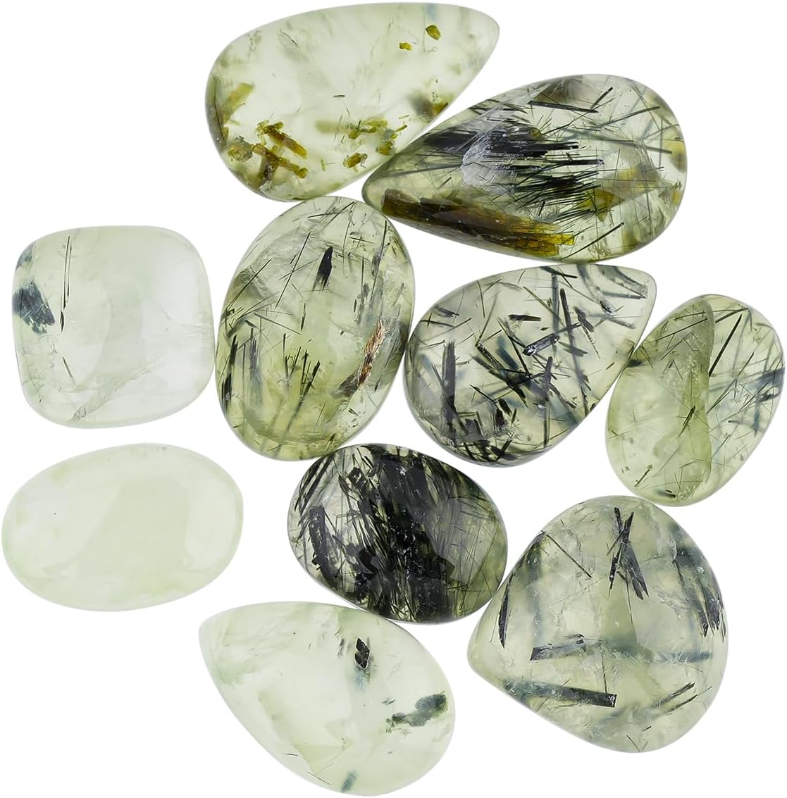10pcs, Bulk Natural Gemstones Cabochon, Polished Flatback Stone, Wholesale Loose Lapidary Supply, DIY Jewelry Making, Chakra Healing Crystal, Birthstone, Wire Wrap, Gem Collection