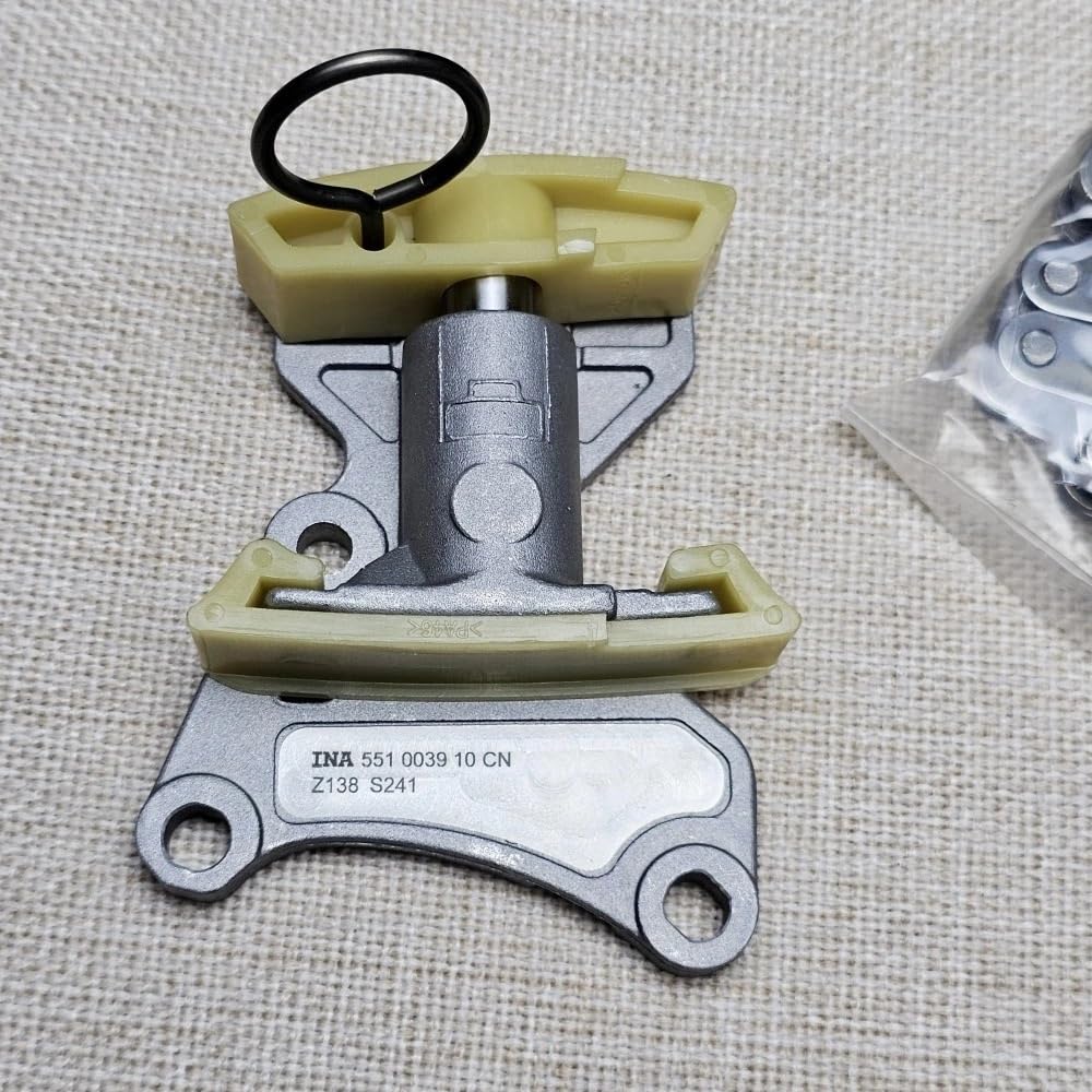 zestaw łańcucha pompy oleju Do A3 A4 TT Do Octavii Do Jetta Altea 2.0 T 06F109217A | 06D109229B Napinacz i łańcuch łańcucha rozrządu