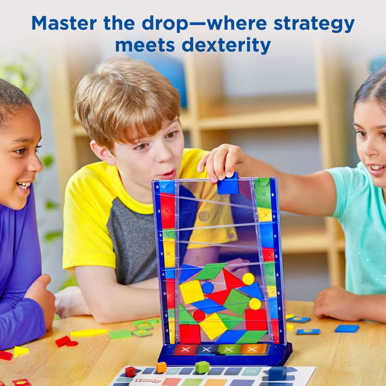 Drop It – A Fun Family Strategy & Dexerity Game by Kosmos Games, Parents’ Choice Silver Award Winner, Play Individually or on Teams, Ages 8+, Fun for Kids, Adults, Family Game Nights - Image 7