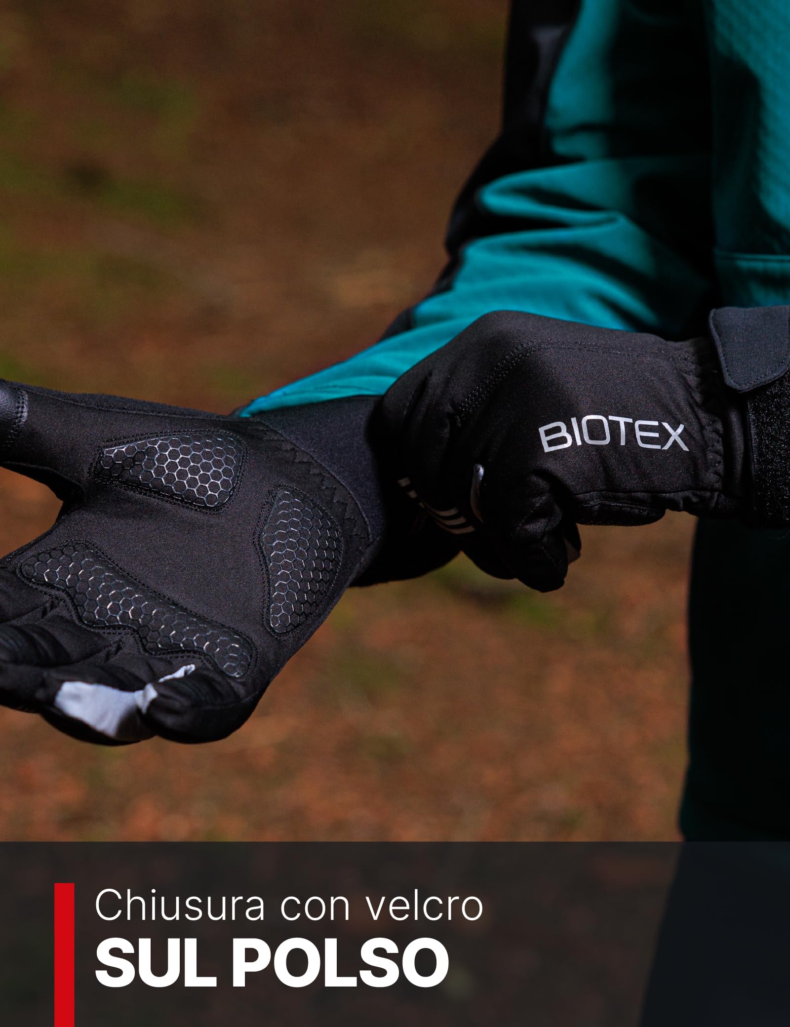 BIOTEX Giacca Termica IEX Unisex per Ciclismo e Running, Tessuto Antivento e Waterproof, Giacchetto a Manica Lunga