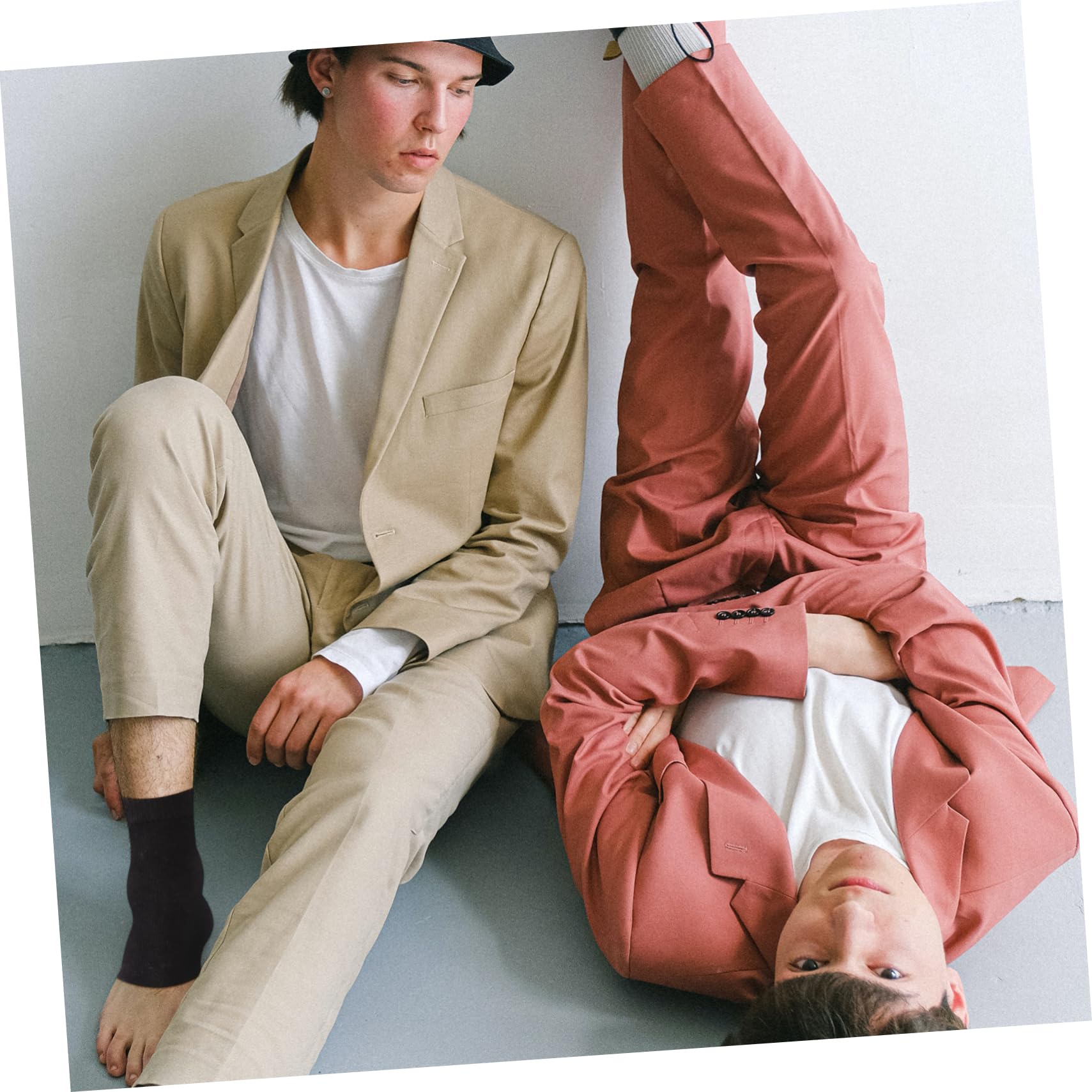 FRCOLOR 4paia Socks Gel Idrogel Per Talloni Di Calze Idrorepellenti Anti-crack Per Uomo e Donna Confezione Protezione Comfort Per Pelli Secche e Screpolate