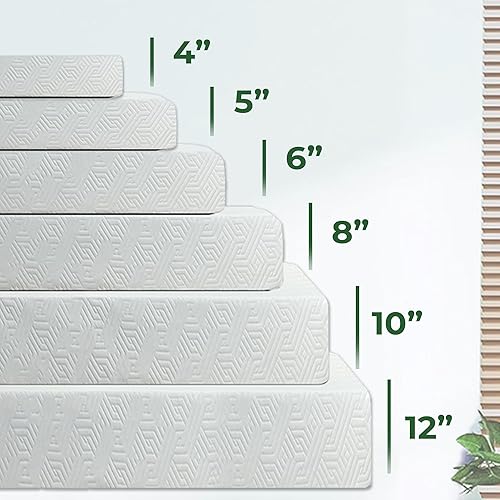 Miniatura 2 de Colchón tamaño Queen ecológico, fresco para sueño y alivio de presión, colchón reversible de firmeza media, certificado CertiPUR-US en una caja,