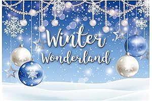 Create a Winter Wonderland Christmas with Funnytree's Enchanting Backdrop