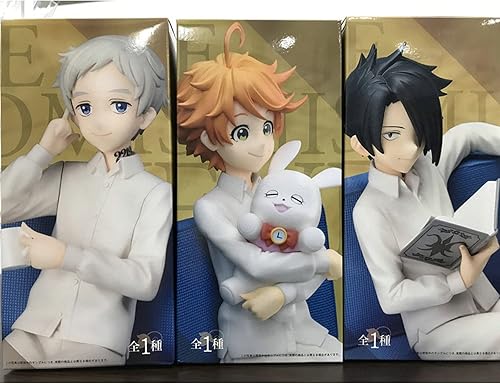 Miniatura 5 de QAHEART Anime Emma Norman Ray Figura de acción Modelo Estatua Coleccionables Juguete Adornos de Escritorio