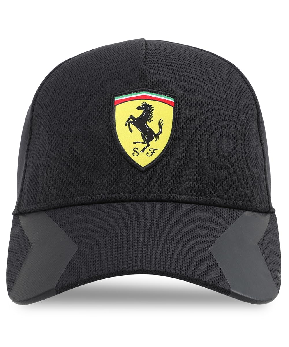 puma | Scuderia Ferrari 5 Panel Baseball Cap Black-picture-26