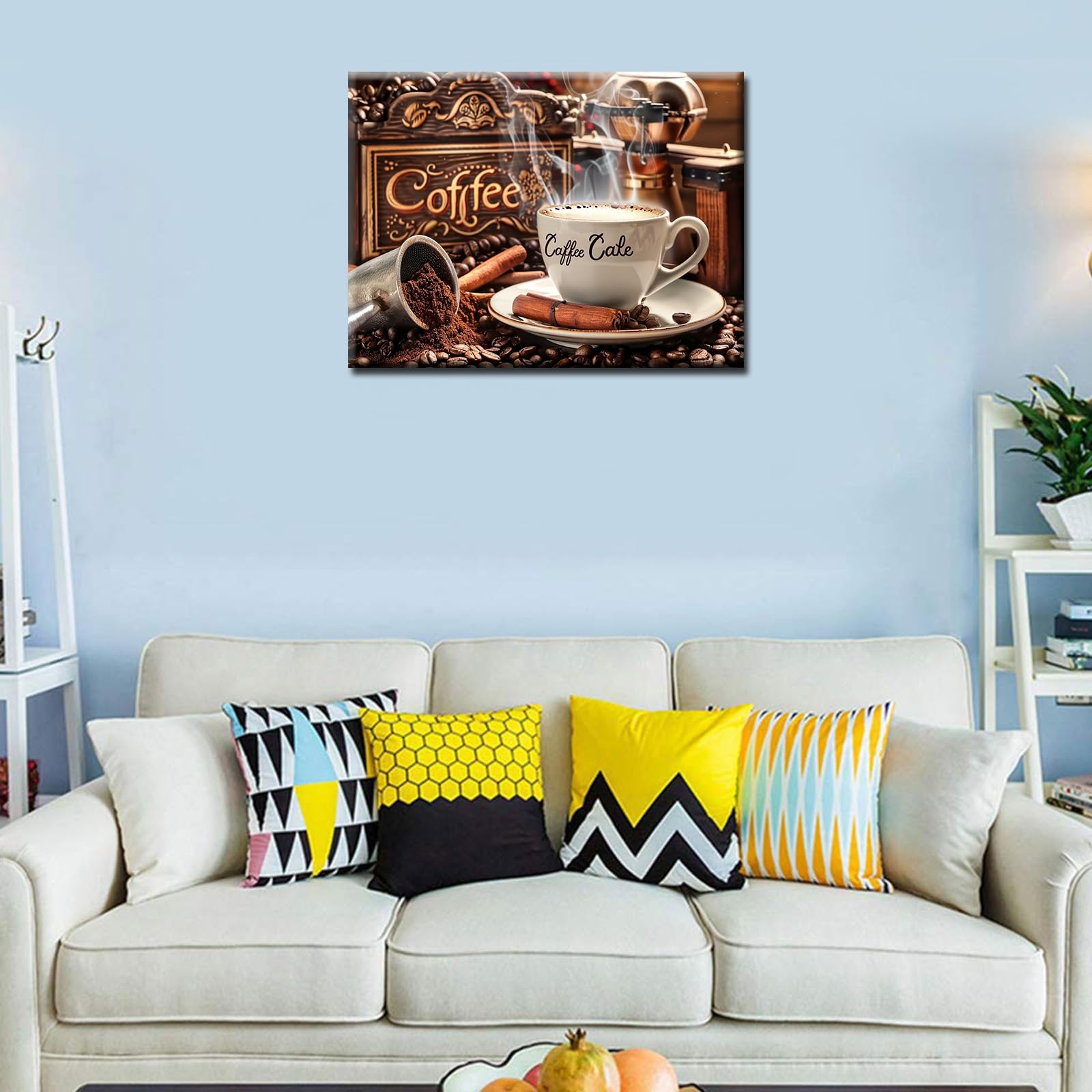 Amazon.com: Breakfast Coffee Diamond Painting DIY 5D