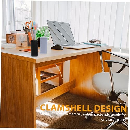 Miniatura 7 de HAPINARY Papelera miniatura de escritorio, material de polipropileno, mecanismo de apertura de tapa abatible, colores surtidos, 2 piezas