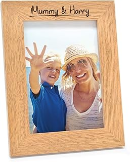PERSONALISED Mothers Day Gifts for Mum Mummy Nanny - Engraved Mummy and Me Photo Frame Gifts Presents for Her, Mum, Mummy, Nanny, Mam, Granny - 5" x 7" and 6" x 4" Mothers Day Birthday Photo Frames