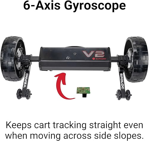 Miniatura 4 de Alphard Ruedas electrónicas Club Booster V2 convierte tu carrito de empuje en un caddie de golf motorizado y eléctrico a control remoto