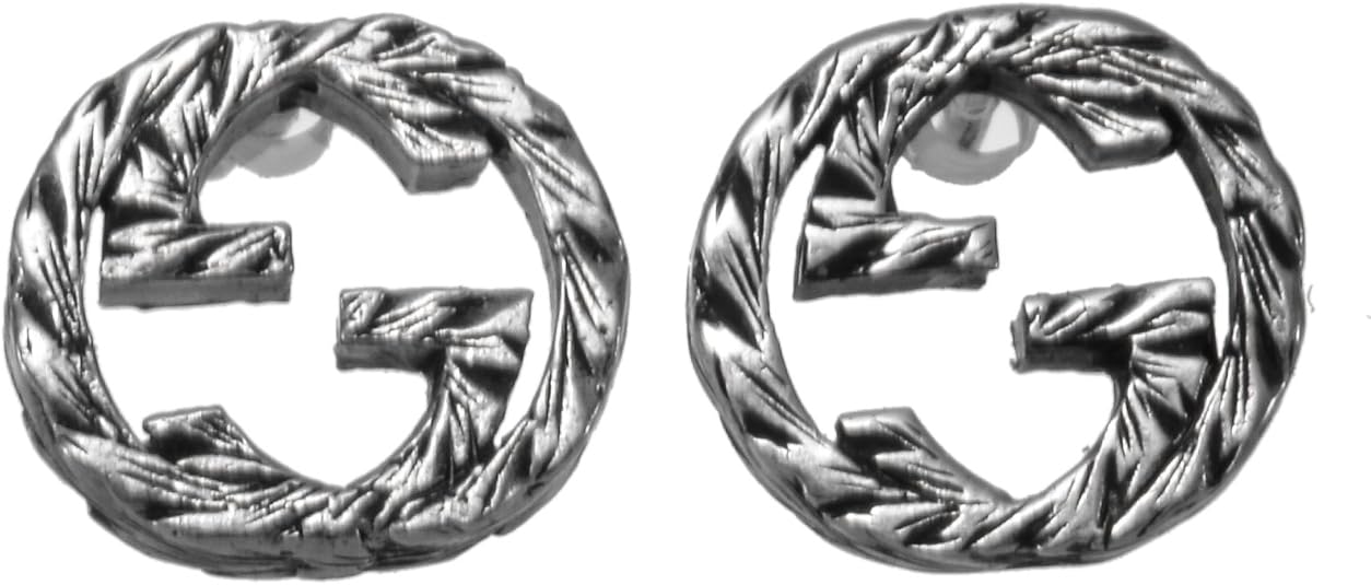 Amazon | [グッチ] GUCCI シルバー ピアス インターロッキングG