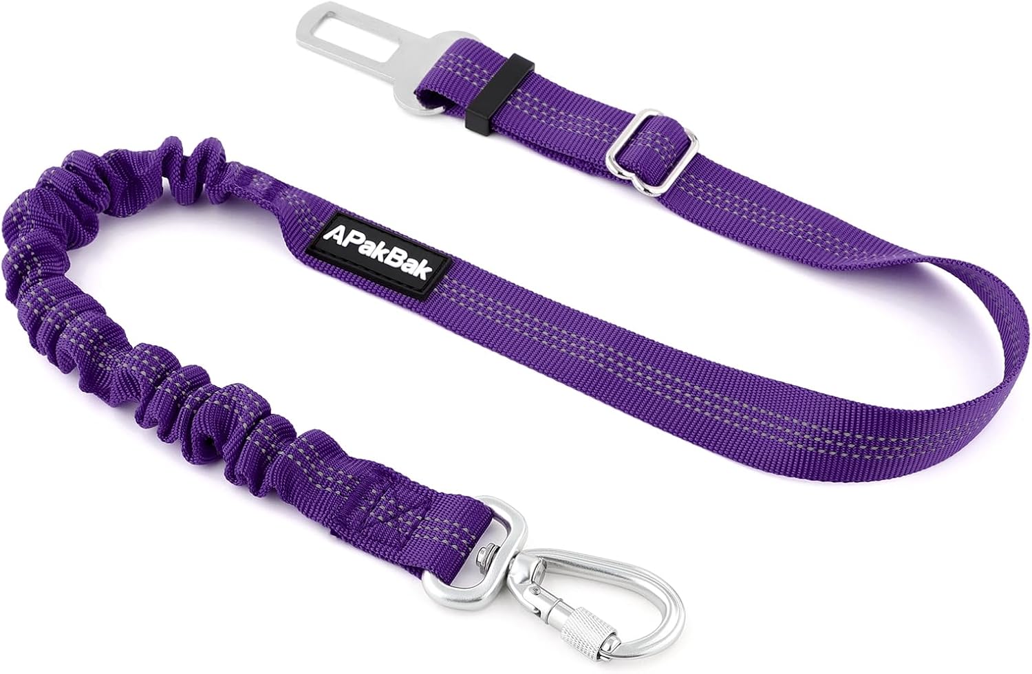 Adjustable Dog Car Harness Seatbelt – Heavy Duty Safety Restraint for All Sizes, Purple Adjustable Dog Car Harness Seatbelt – Heavy Duty Safety Restraint for All Sizes, Purple