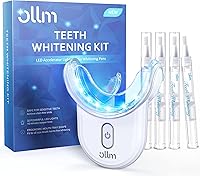 Vista 1 de Kit de blanqueamiento de dientes con luz LED – Diente sensible blanco 35% Peróxido de carbamida Gel Pen Dental Boca Bandejas Blanqueador Profesional