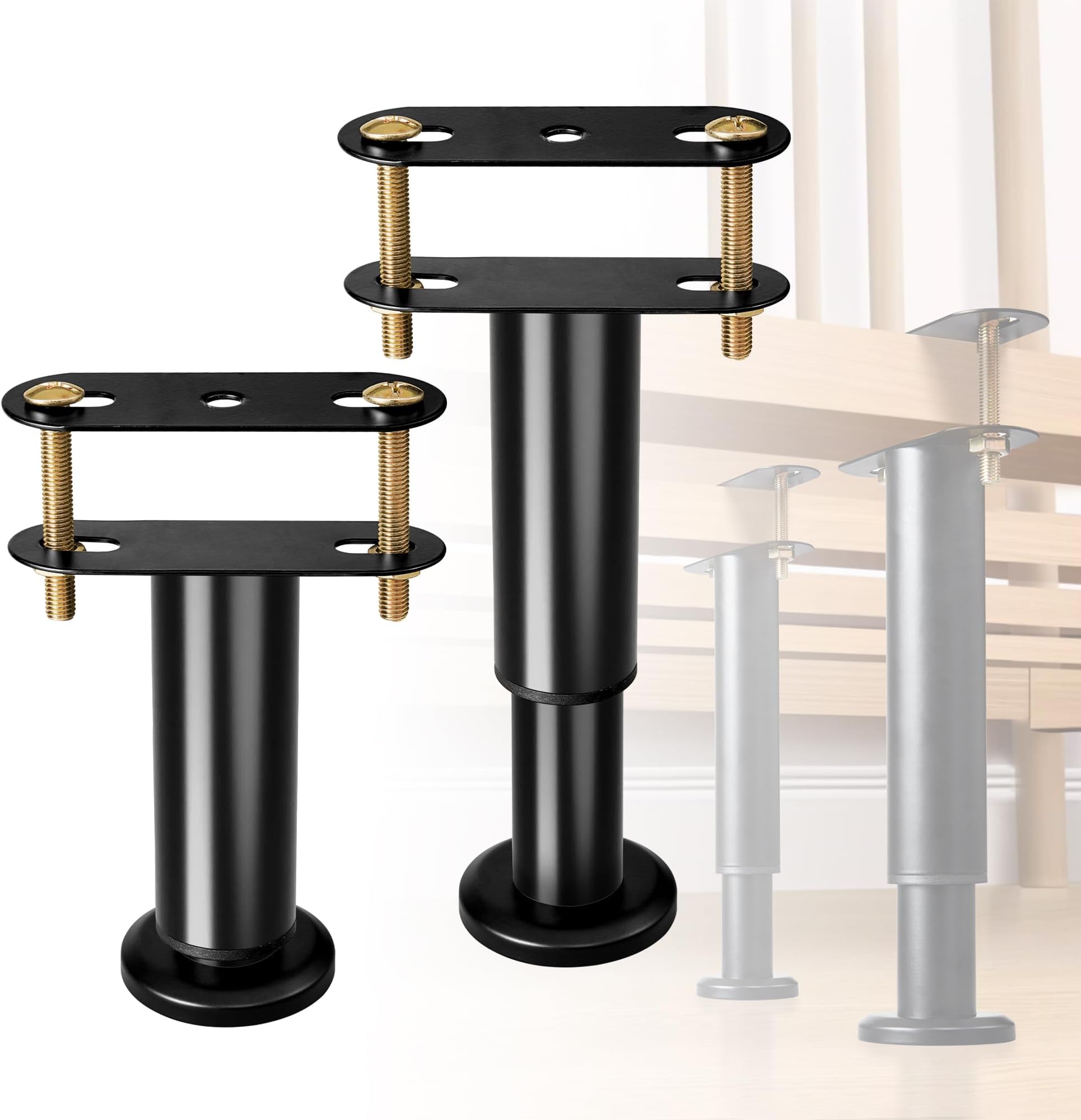 SKMYL Adjustable Height Center Support Leg for Bed Frame