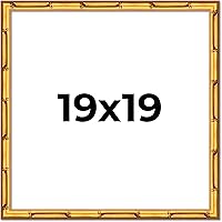 Vista 273 de Poster Palooza Marco de madera maciza de bambú dorado de 12 x 8 pulgadas con acrílico UV, respaldo de tablero de espuma y accesorios para colgar